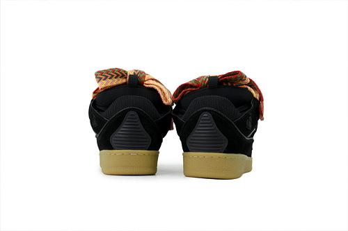 Black Lanvin Leather Curb Relica
