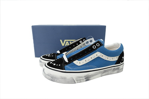 Vans LX Old Skool 36 Pearlized Pack Black Navy Reps