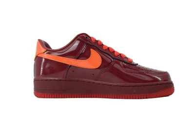 Nike Air Force 1 Low Patent Leather Dark Team Red  IO4489-601 02