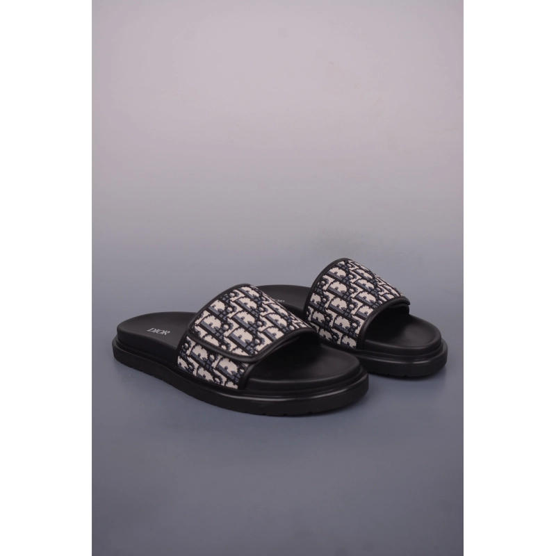 Dior Aqua Sandal Beige and Black