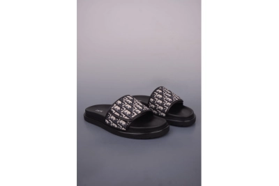 Dior Aqua Sandal Beige and Black 01