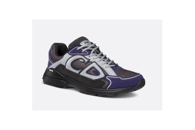 Dior B30 Anthracite Gray Technical Mesh Black 02