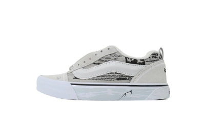 Vans x HIRONO Knu Skool White Black VN000CS0BHD 01