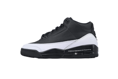 Fragment Design x Air Jordan 3 Black And White DA3595-001 01