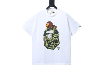 BAPE ABC Camo Milo On Big Ape Tee-SS25 01