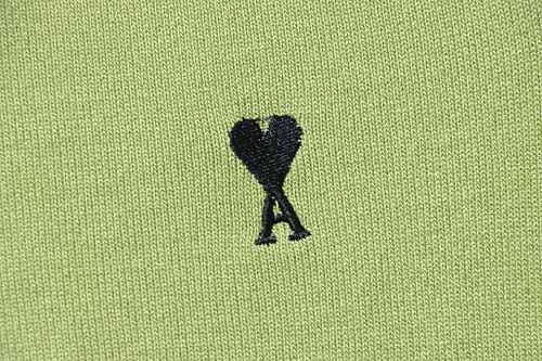 AMI Paris Ami de Cœur Green Polo