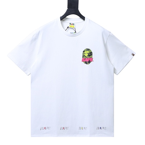 BAPE Camo Ape Head White short-sleeve