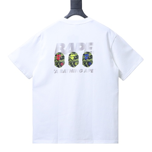 BAPE Camo Ape Head White short-sleeve