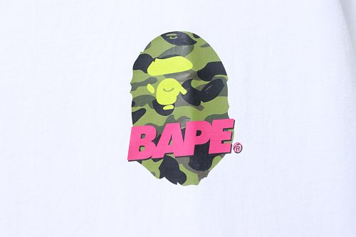 BAPE Camo Ape Head White short-sleeve