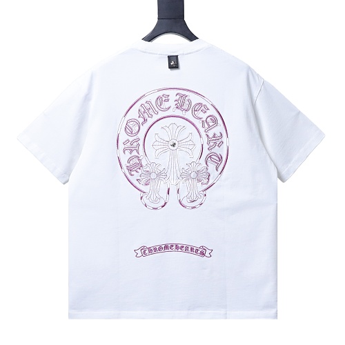 Chrome Hearts White  T-shirt 