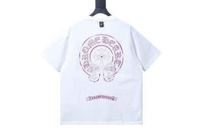 Chrome Hearts White  T-shirt  02