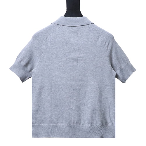 AMI Paris Ami de Cœur Grey Polo