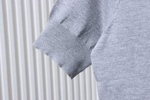 AMI Paris Ami de Cœur Grey Polo