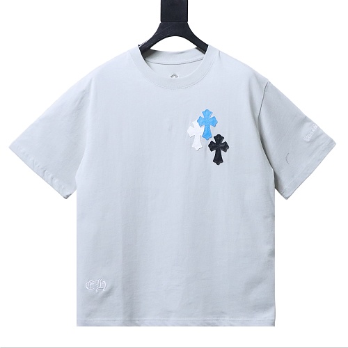 Chrome Hearts Summer T-shirt sky blue 