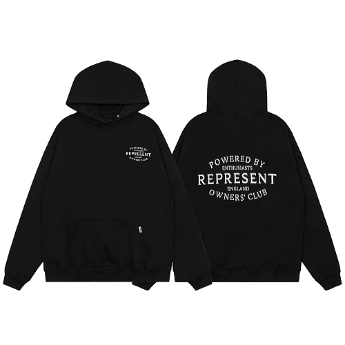 Reps Shark Jaws graphic print hoodie black