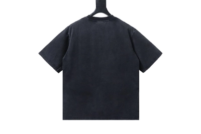 Balenciaga Logo Print T-shirt Black 02