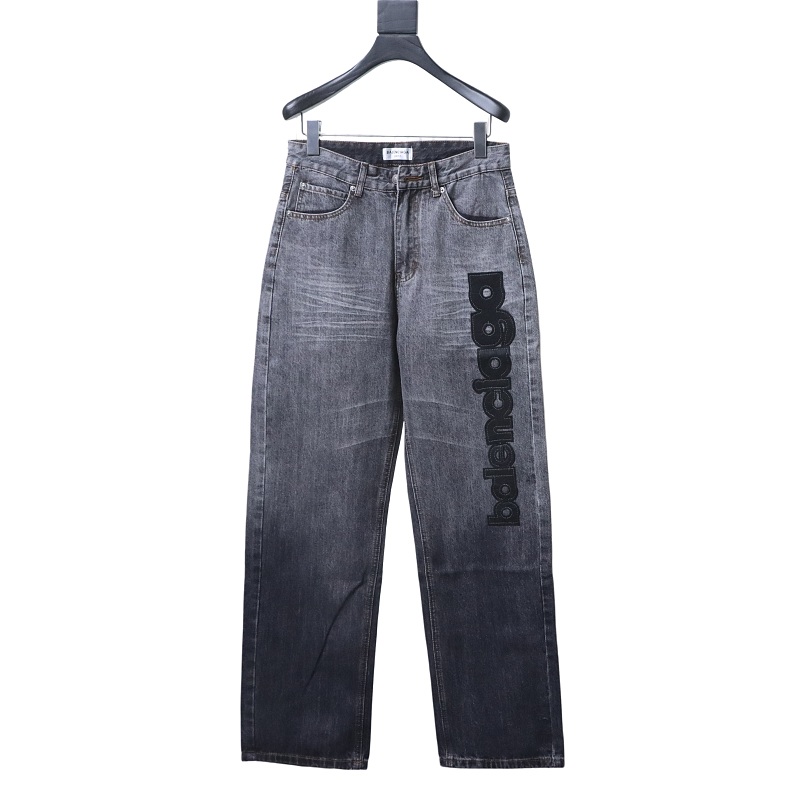Balenciage Baggy Jeans Grey