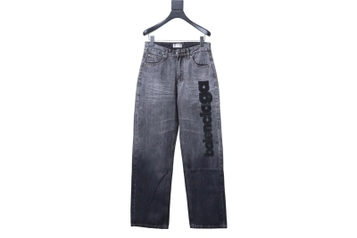 Balenciage Baggy Jeans Grey 01