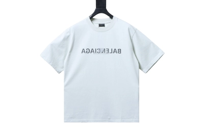 Balenciaga Logo Print T-shirt White 01