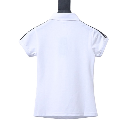  Adidas logo polo shirt white
