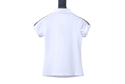  Adidas logo polo shirt white 02