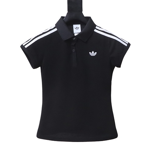 Adidas logo polo shirt black