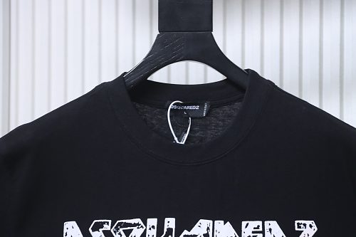 Logo Cotton Short-sleeve T-shirt Black