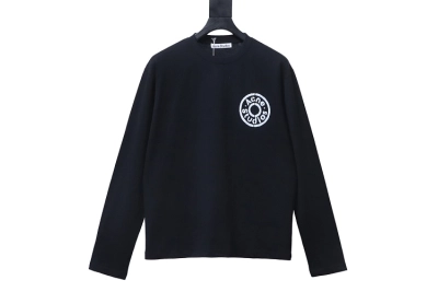 AC Logo long-sleeve logo t-shirt black 01