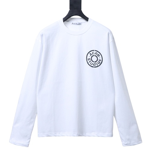 AC Logo long-sleeve logo t-shirt white