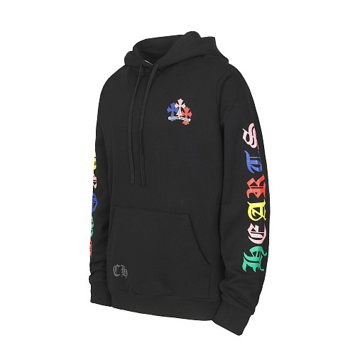 Chrome Hearts Cross Hoodie Black Multicolor