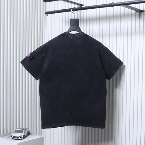 Stone Island print T-shirt i black