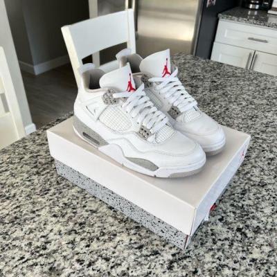 Nike Air Jordan 4 Retro White Oreo Reps Sneakers CT8527-100 review amy Y