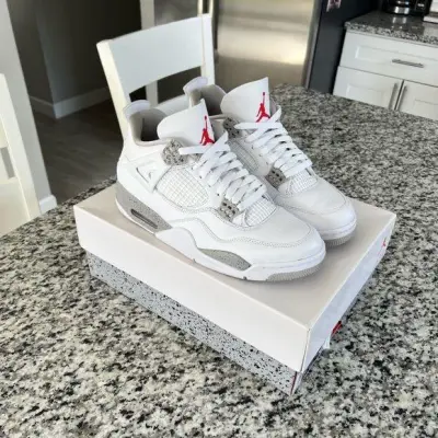 Nike Air Jordan 4 Retro White Oreo Reps Sneakers CT8527-100 review amy Y