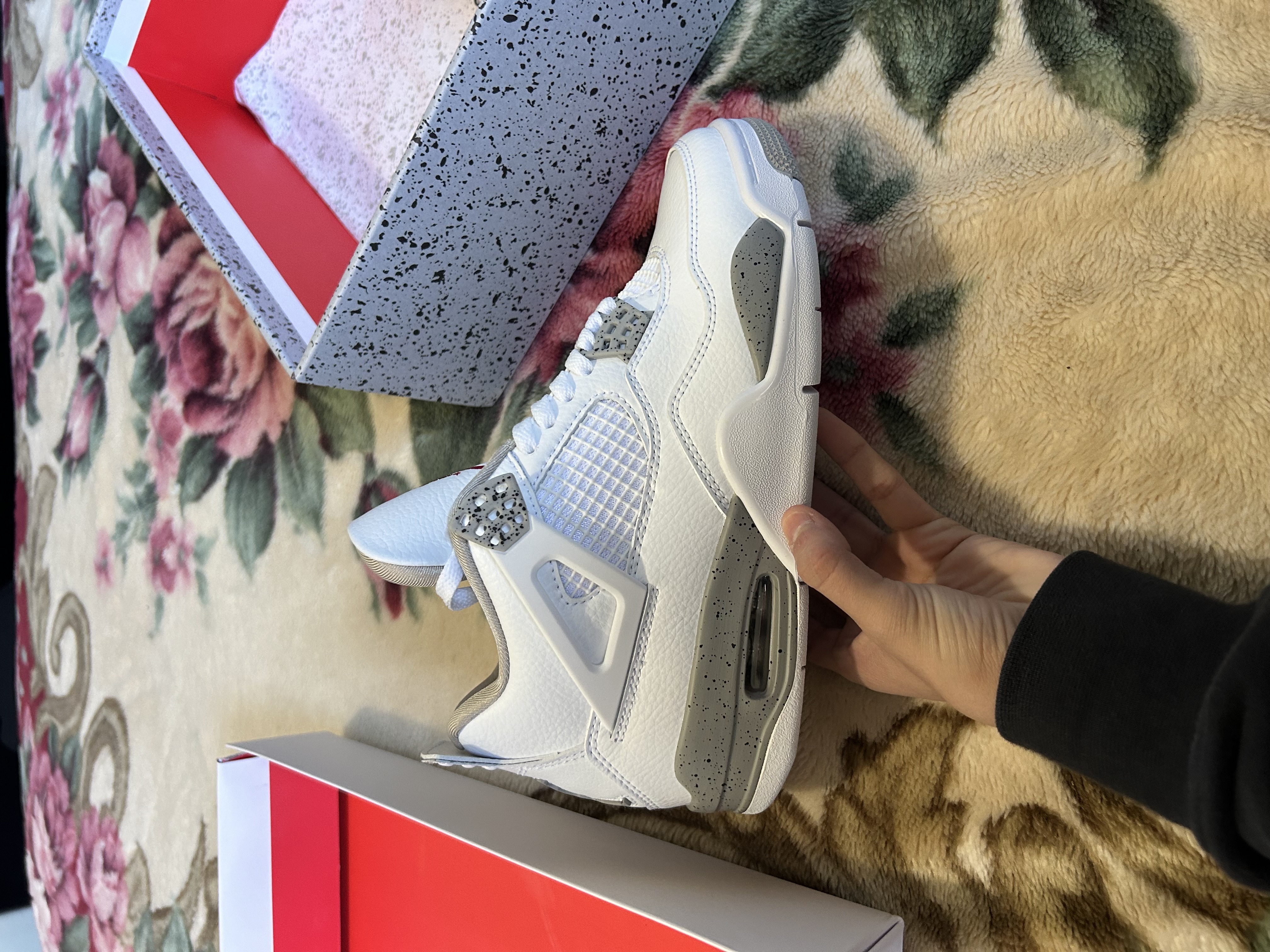 Nike Air Jordan 4 Retro White Oreo Reps Sneakers CT8527-100 review Lil Bro 02