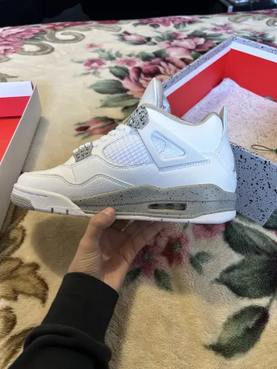 Nike Air Jordan 4 Retro White Oreo Reps Sneakers CT8527-100 review Lil Bro 04