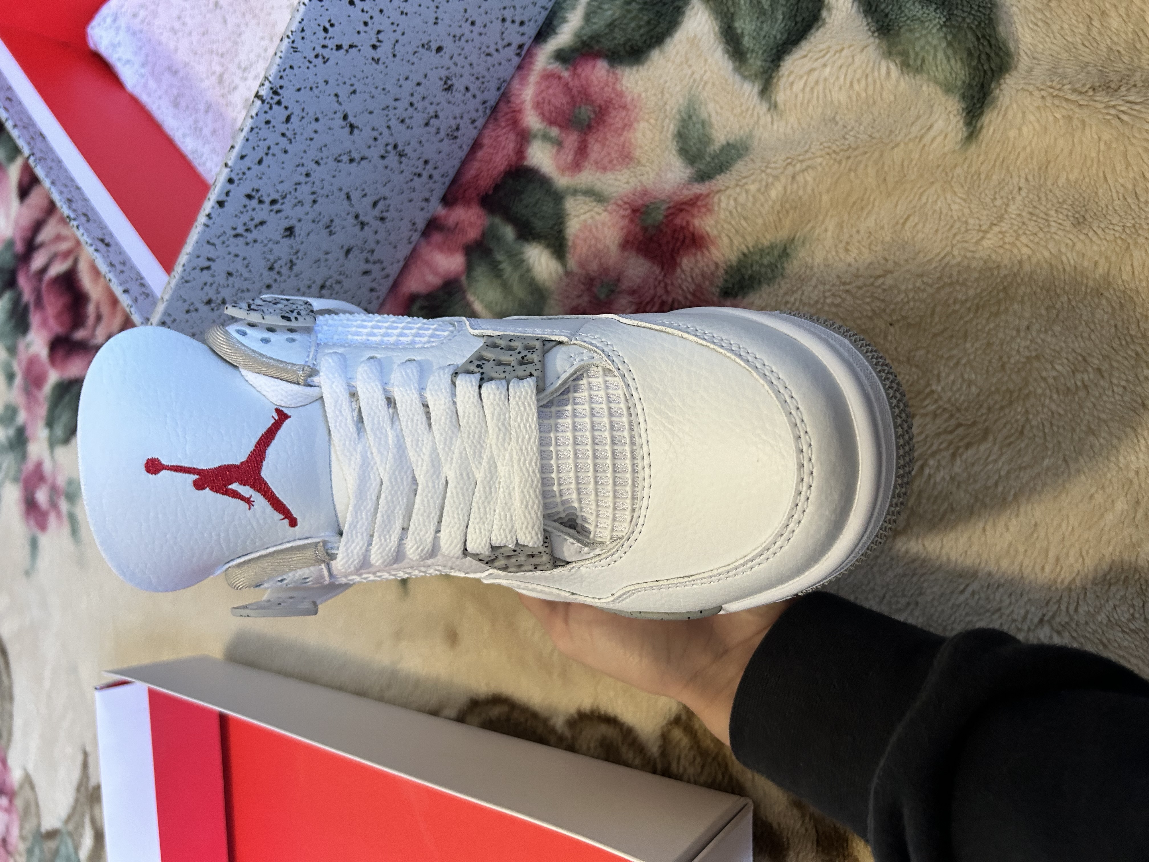 Nike Air Jordan 4 Retro White Oreo Reps Sneakers CT8527-100 review Lil Bro 05