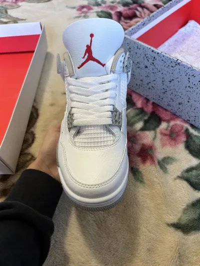 Nike Air Jordan 4 Retro White Oreo Reps Sneakers CT8527-100 review Lil Bro 05