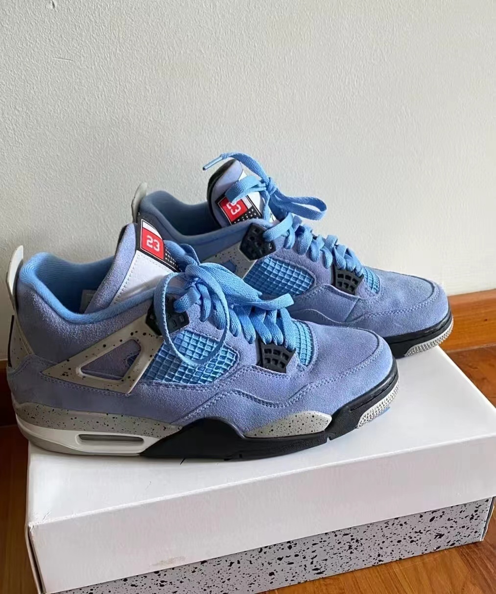 Air Jordan 4 Retro University Blue Reps Sneakers CT8527-400 review Amanda Forte