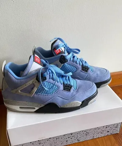 Air Jordan 4 Retro University Blue Reps Sneakers CT8527-400 review Amanda Forte