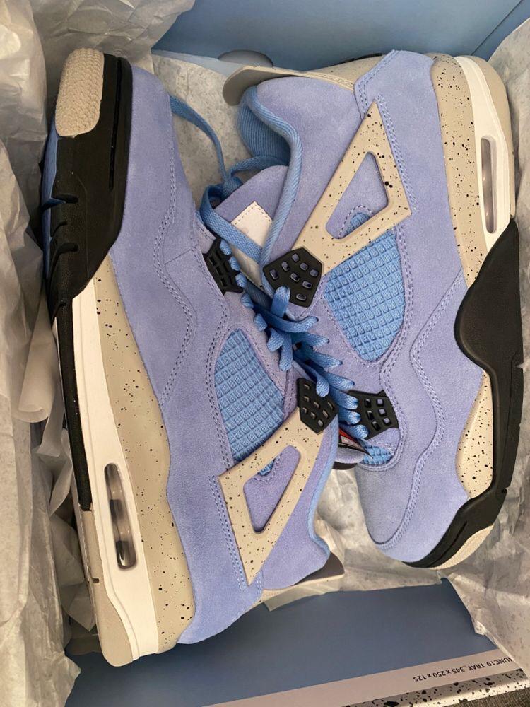 Air Jordan 4 Retro University Blue Reps Sneakers CT8527-400 review Chad