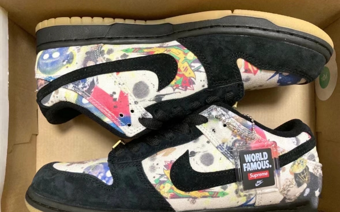 Nike SB Dunk Low Supreme Rammellzee Reps Sneaker FD8778-001 review 0