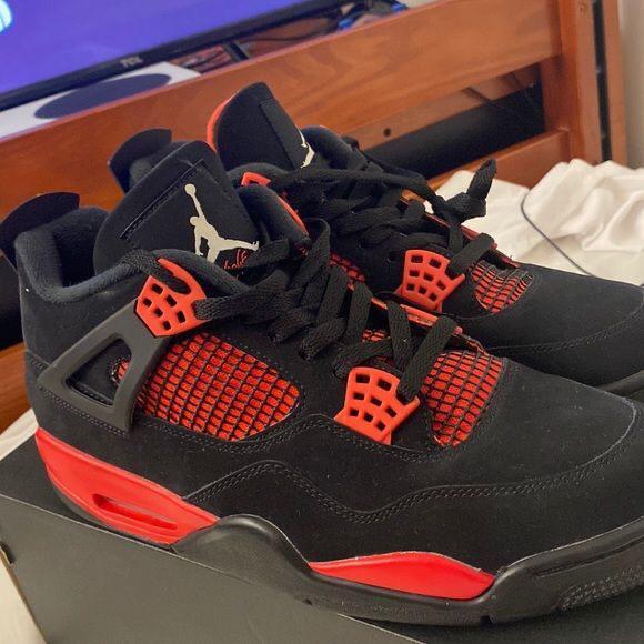 Air Jordan 4 Red Thunder Reps Sneakers CT8527-016 review Dilly Poo