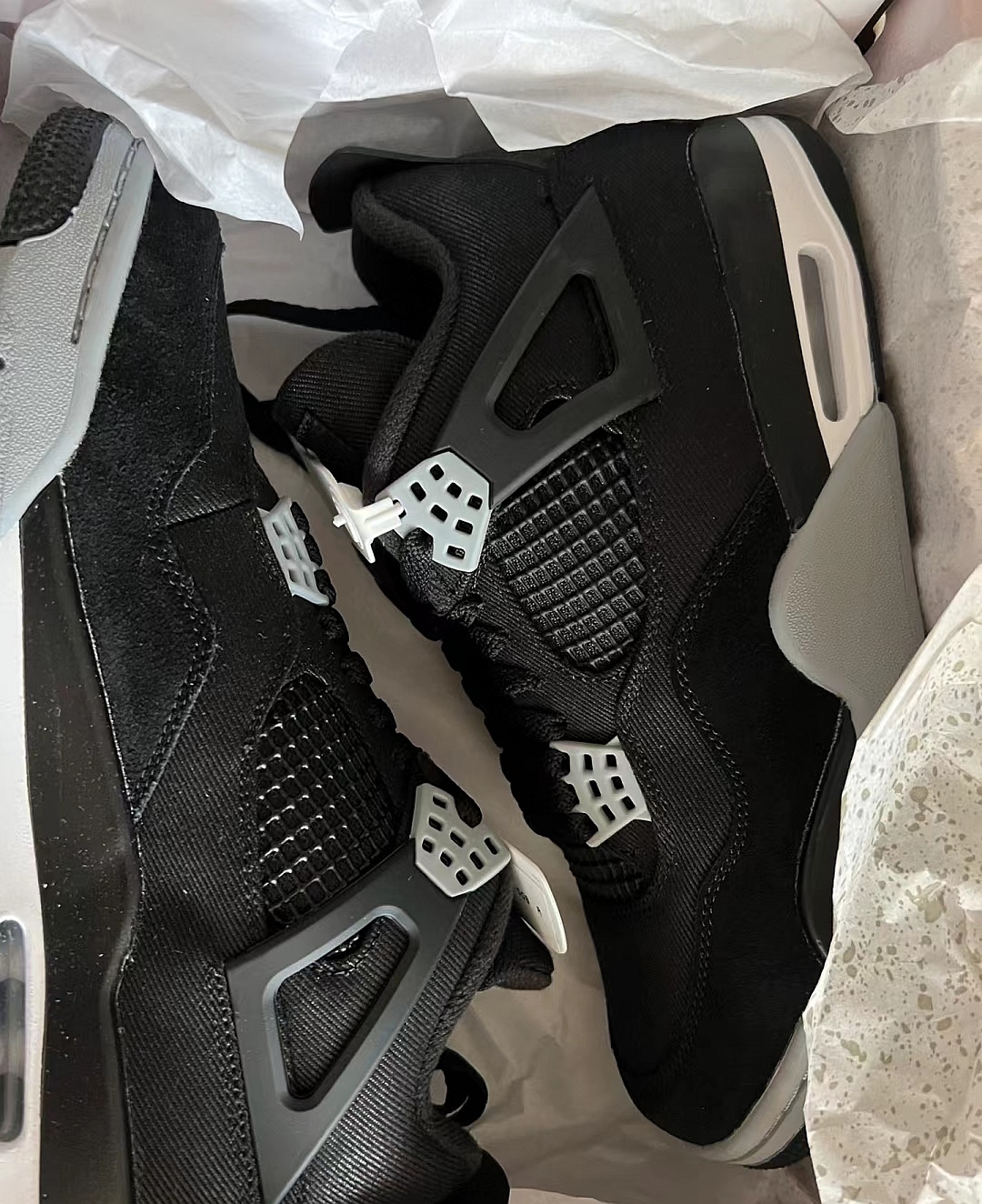 Air Jordan 4 Retro SE Black Canvas Reps Sneaker DH7138-006 review JClarkphoto