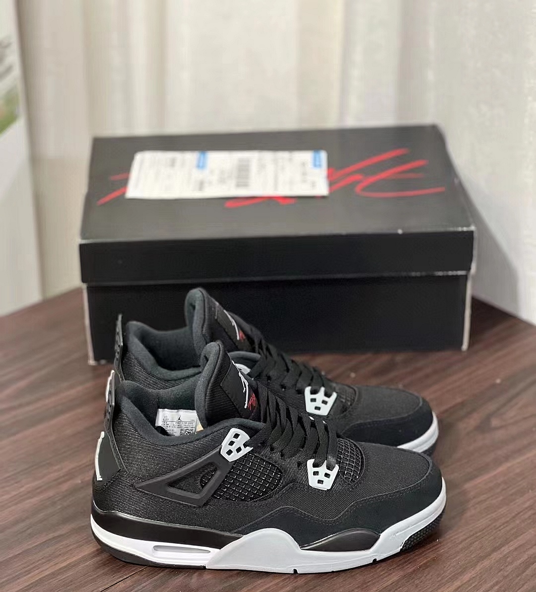 Air Jordan 4 Retro SE Black Canvas Reps Sneaker DH7138-006 review Prouticus