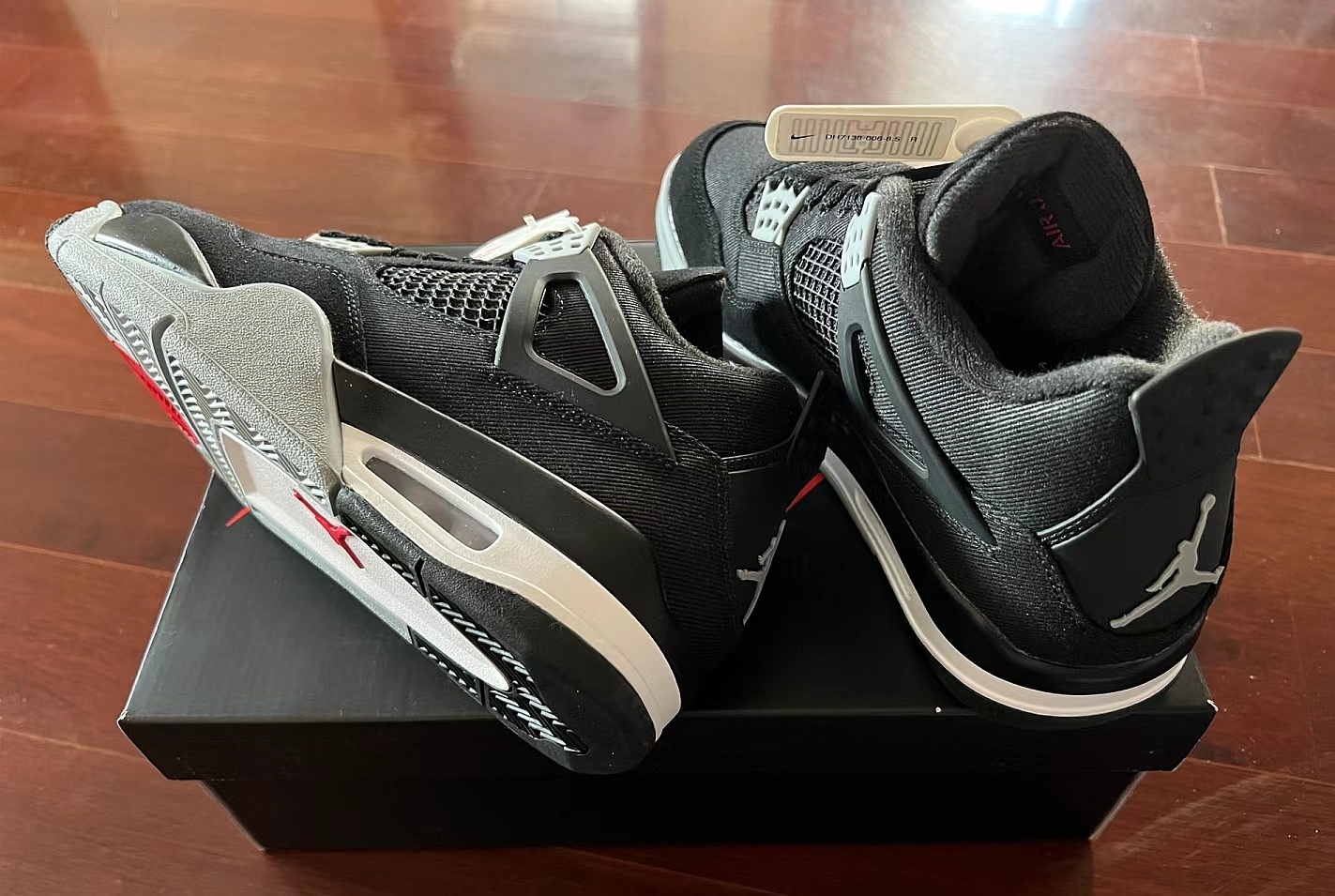 Air Jordan 4 Retro SE Black Canvas Reps Sneaker DH7138-006 review jamiko1230