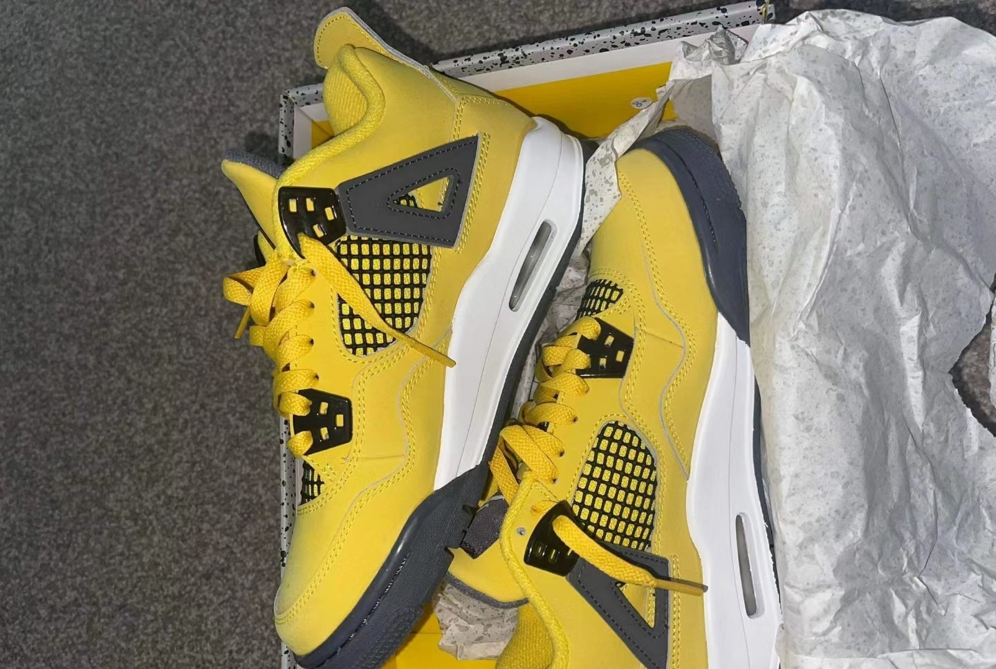 Air Jordan 4 Retro Lightning 2021 Reps Sneaker CT8527-700 review Larry G