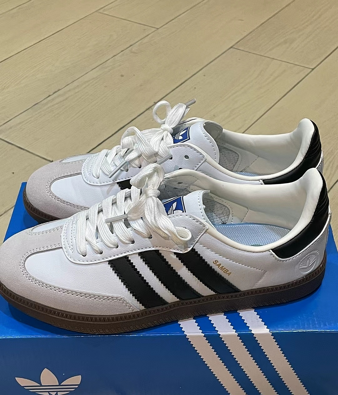 Adidas Samba Vegan White Gum Reps Sneaker H01877 review 0
