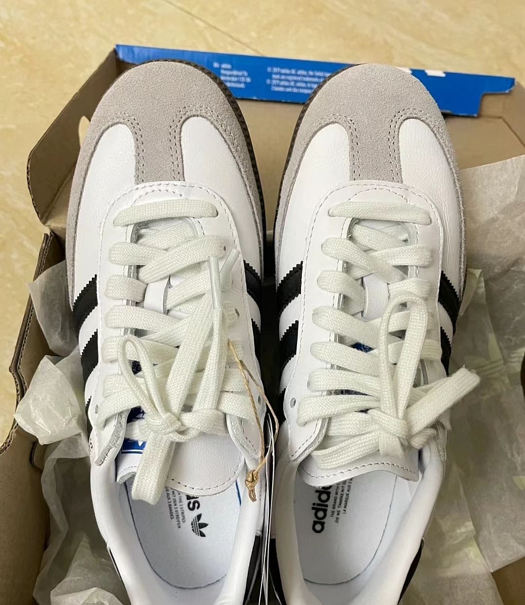 Adidas Samba Vegan White Gum Reps Sneaker H01877 review 0