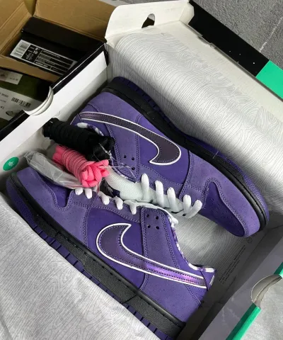 Nike SB Dunk Low Concepts Purple Lobster Reps Sneaker BV1310 555 review y F.