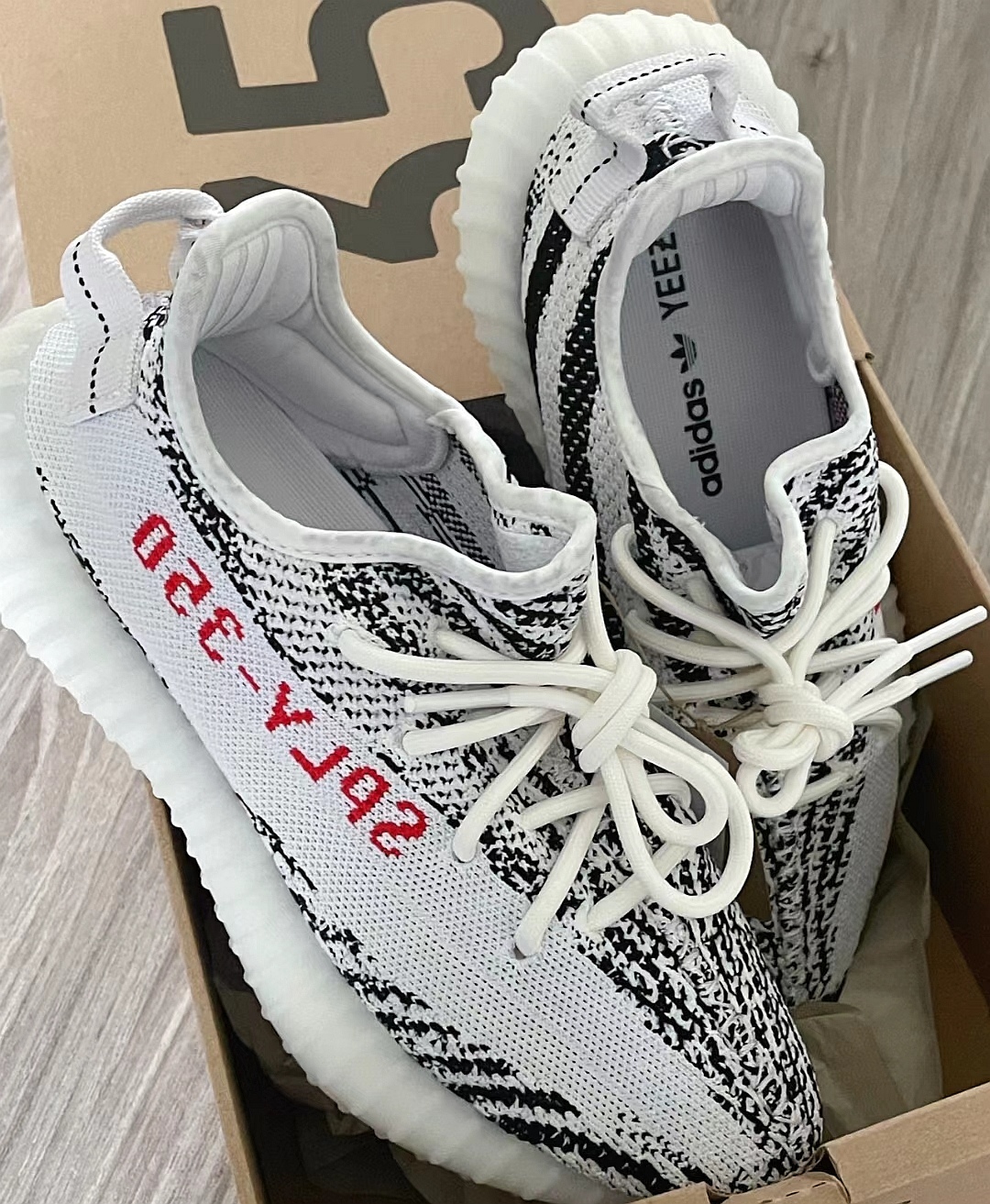 Yeezy Boost 350 v2 Zebra Reps Sneaker CP9654 review 0